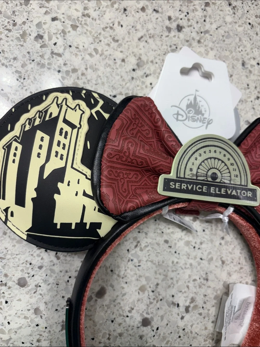 Disney Hollywood Studios Tower of Terror Service Elevator Mickey Ears, BNWT